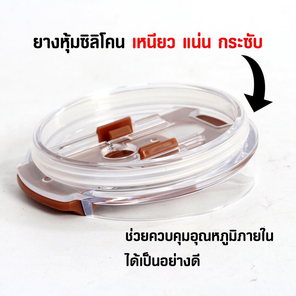 แก้วเก็บความเย็น ICEBASE รุ่น VLS-527CA (OSLO) ขนาด 600 ML สีกาแฟ