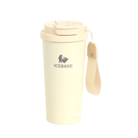 แก้วสุญญากาศ ICEBASE รุ่น VLA-202BE เคลือบผิว CERAMIC ขนาด 500 ML สีเบจ_0