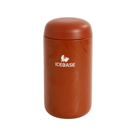แก้วสุญญากาศ ICEBASE รุ่น VLS-528CA เคลือบผิว CERAMIC ขนาด 360 ML สีกาแฟ
