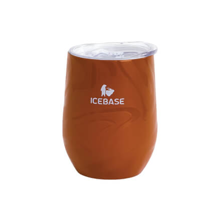แก้วสุญญากาศ ICEBASE รุ่น VLS-529CA เคลือบผิว CERAMIC ขนาด 360 ML สีกาแฟ