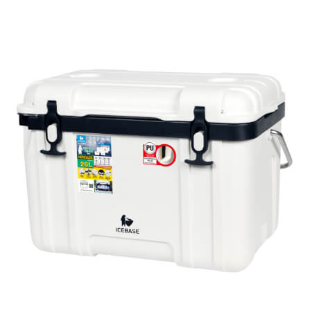 กระติกน้ำแข็งเก็บความเย็น ICEBASE (PU FOAM INJECTION) รุ่น CLP-311WH (HERCULES) ขนาด 26 ลิตร สีขาว_1
