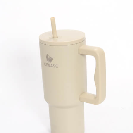 แก้วเก็บความเย็น ICEBASE รุ่น VLM-524BE (LOOP) ขนาด 900 ML สีเบจ_2