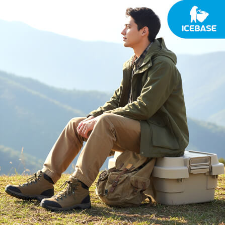 กล่องอเนกประสงค์ ICEBASE รุ่น XCL-302BE ขนาด 30 ลิตร สีเบจ_3