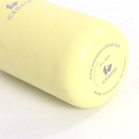 แก้วสุญญากาศ ICEBASE รุ่น VLS-528YE เคลือบผิว CERAMIC ขนาด 360 ML สีเหลือง_7