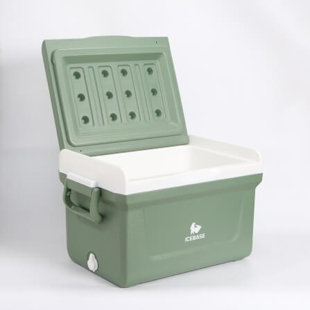 กระติกน้ำแข็งเก็บความเย็น ICEBASE รุ่น CLX-603GN (ANTIKA) ขนาด 35 ลิตร สีเขียว_8