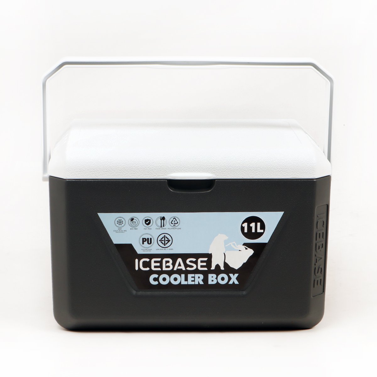 กระติกน้ำแข็งเก็บความเย็น ICEBASE รุ่น CLG-202GY (NEPTUNE) ขนาด 11 ลิตร สีเทา