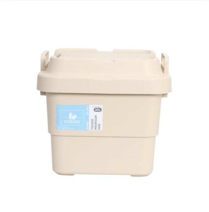 กล่องอเนกประสงค์ ICEBASE รุ่น XC-301BE ขนาด 30 ลิตร สีเบจ_0