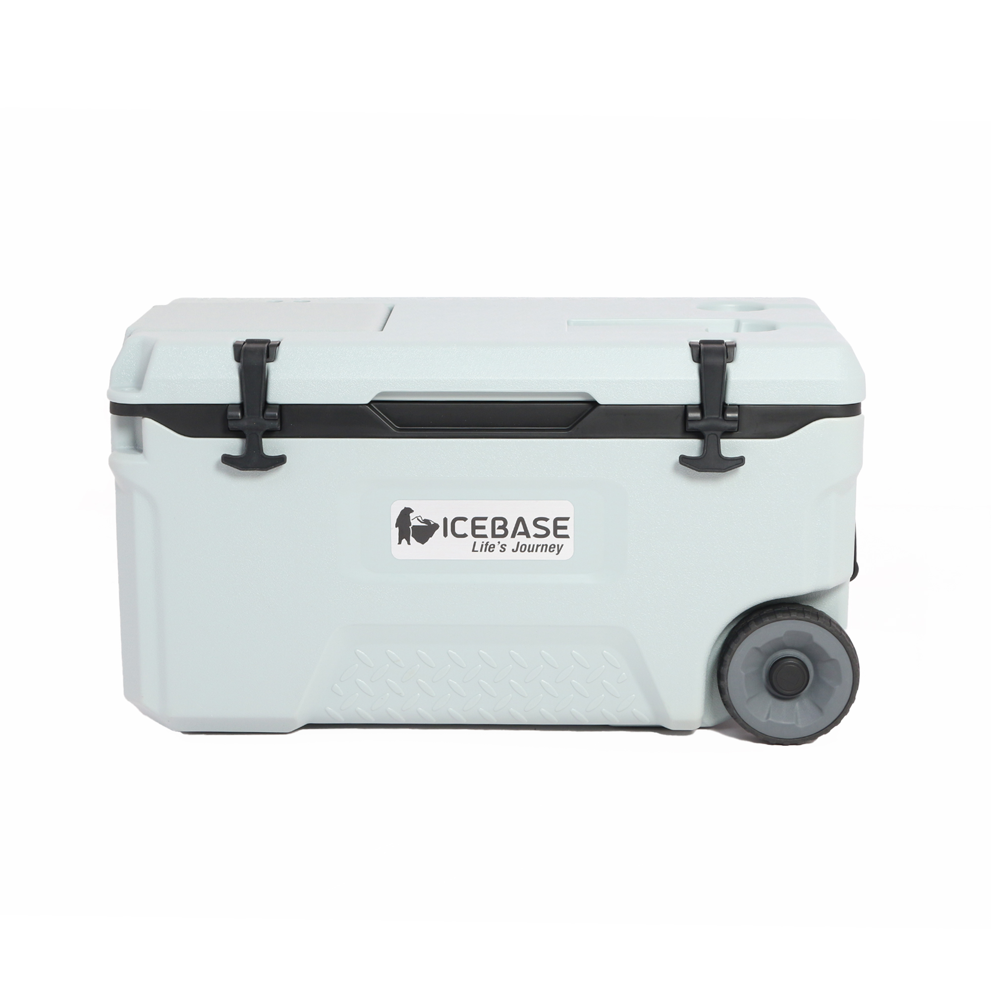 กระติกน้ำแข็งเก็บความเย็น ICEBASE รุ่น CLT-801 (TITAN) ขนาด 50 ลิตร สีเทา_0