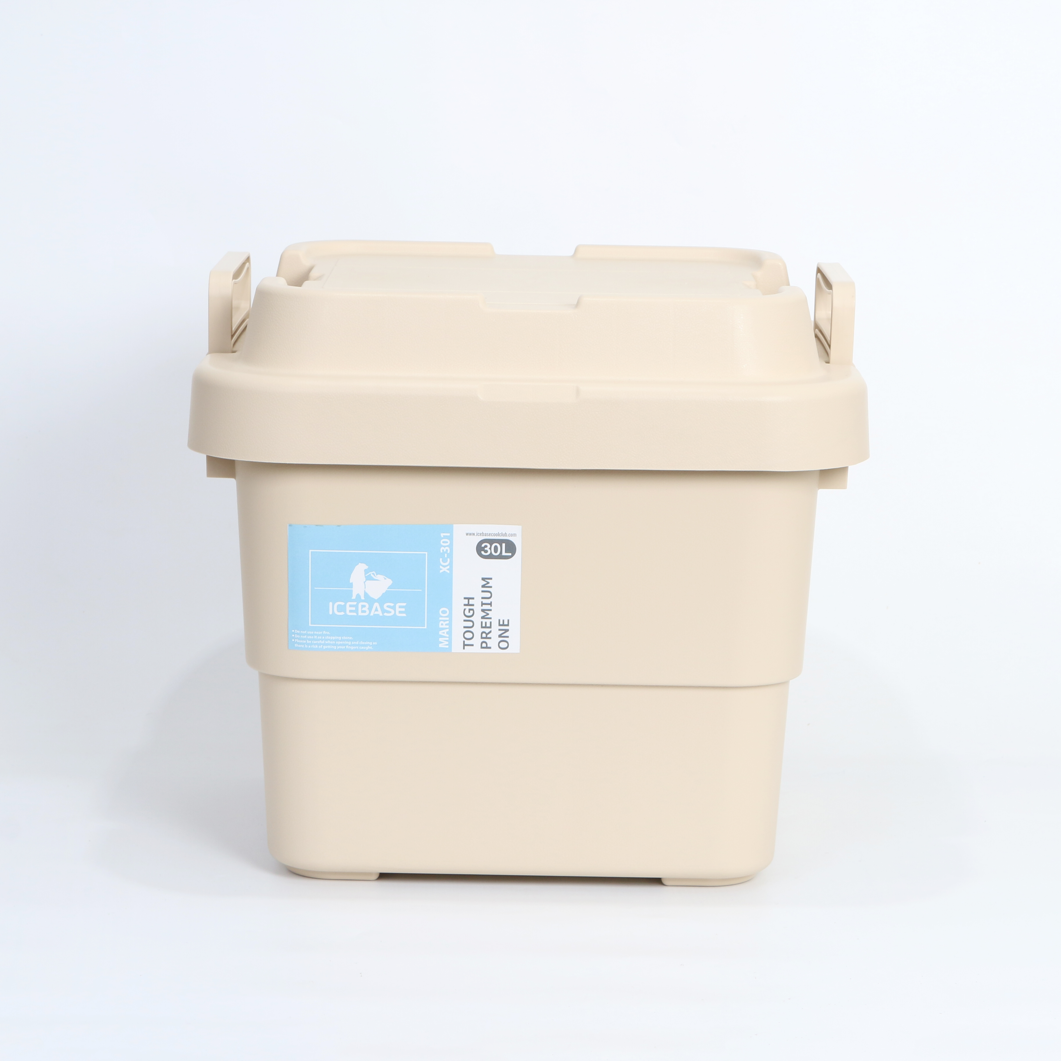 กล่องอเนกประสงค์ ICEBASE รุ่น XC-301BE ขนาด 30 ลิตร สีเบจ_1