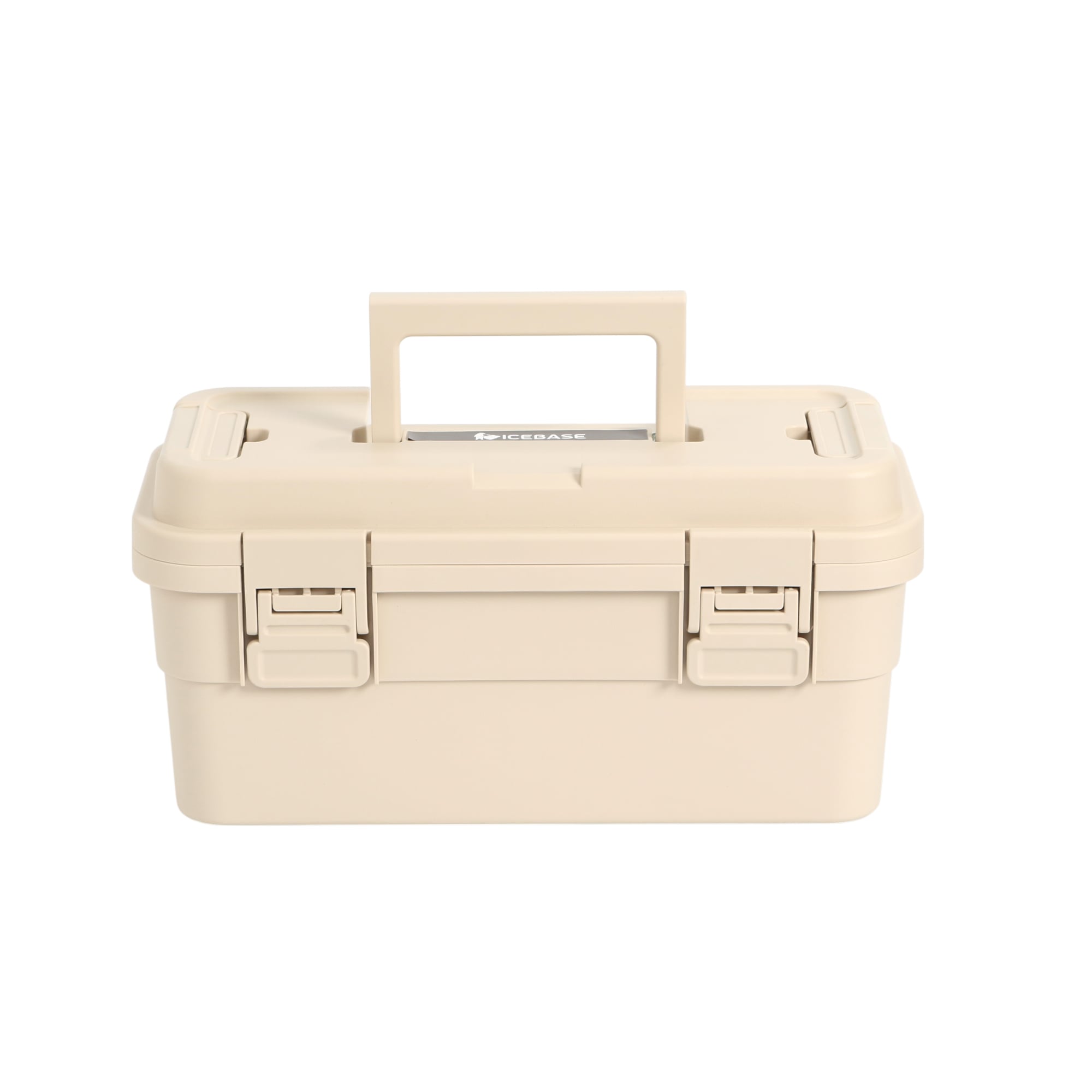 กล่องอเนกประสงค์พร้อมถาดใส่ของ ICEBASE รุ่น XC-002BE (DINO) ขนาด 6.5 ลิตร สีเบจ_1