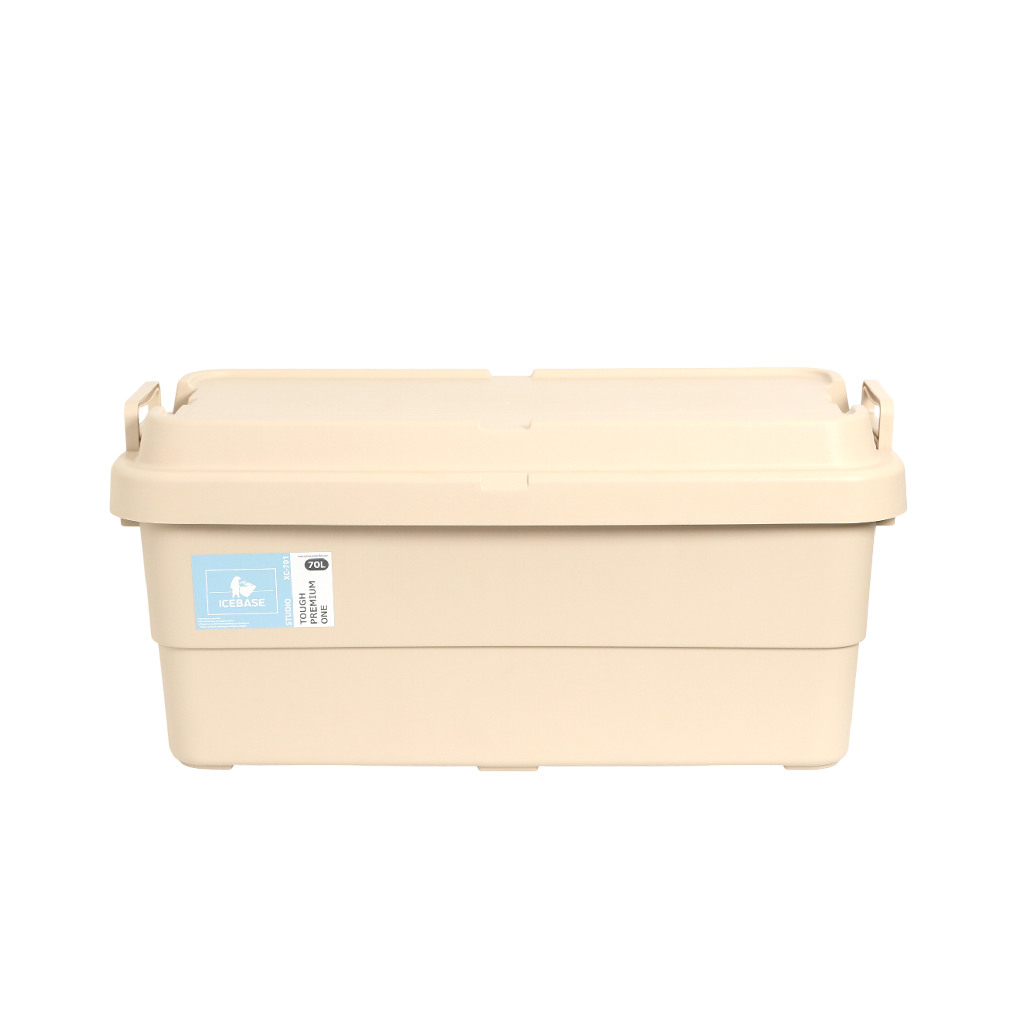 กล่องอเนกประสงค์ ICEBASE รุ่น XC-701BE ขนาด 70 ลิตร สีเบจ_1