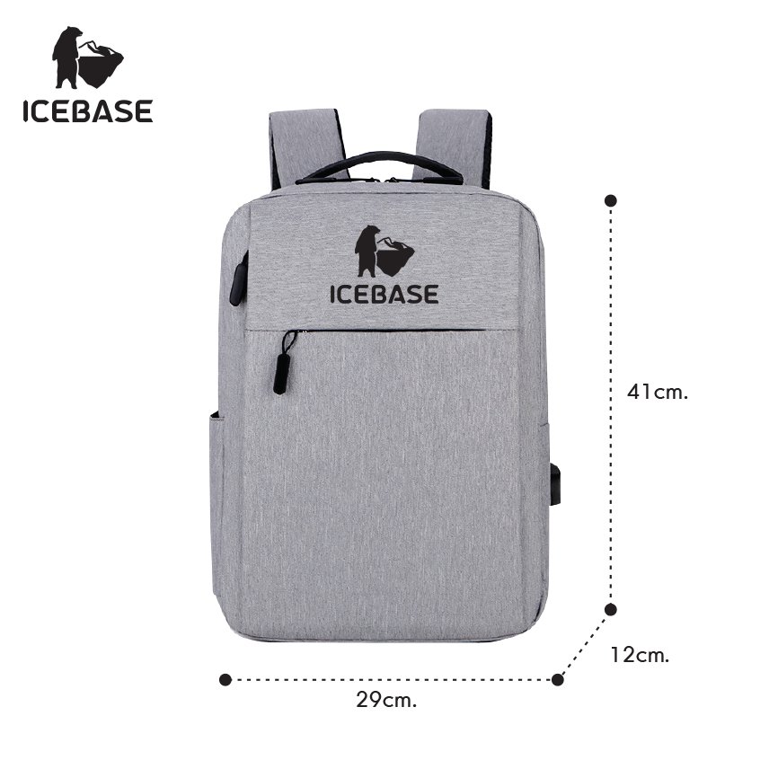 กระเป๋าเป้ ICEBASE รุ่น BK-904GY ความจุ 20 ลิตร สีเทา_2