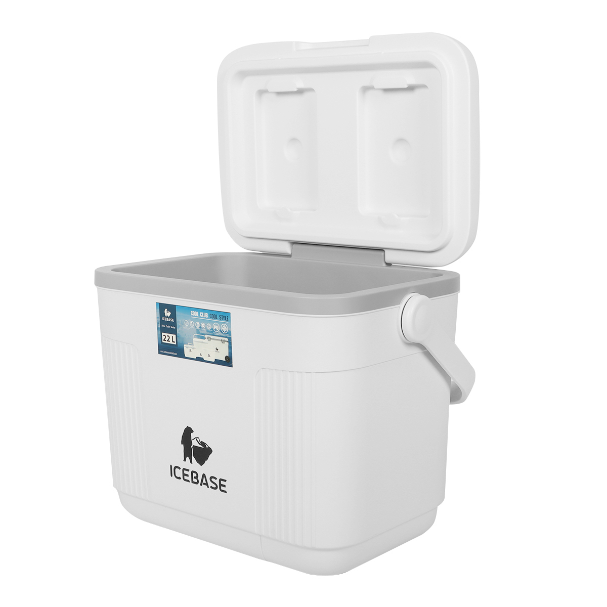 กระติกน้ำแข็งเก็บความเย็น ICEBASE รุ่น CLP-304WH (LUPUS) ขนาด 22 ลิตร สีขาว_2