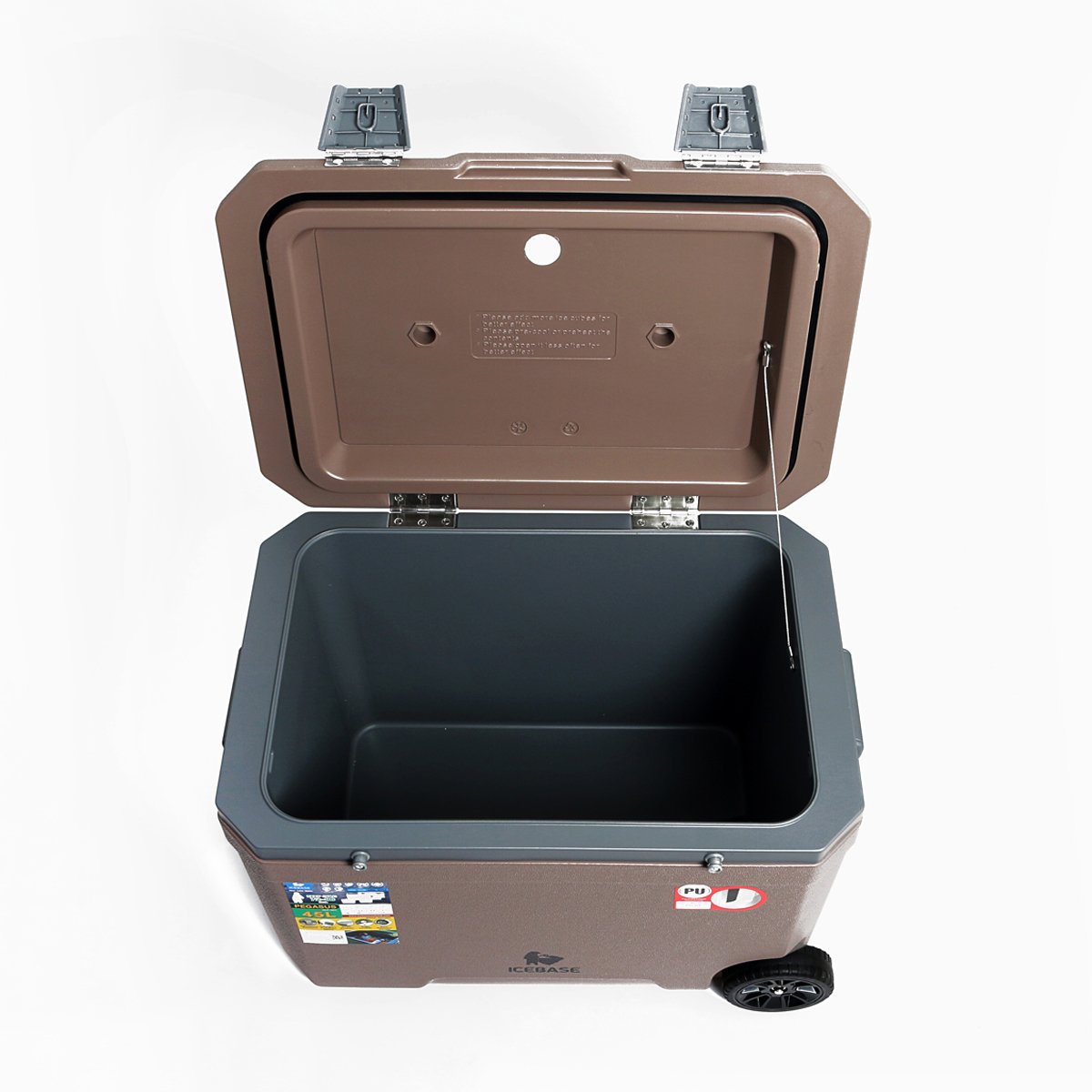 กระติกน้ำแข็งเก็บความเย็น ICEBASE รุ่น CLP-301CE (PEGASUS) ขนาด 45 ลิตร สีโคโค่เอิร์ธ_4