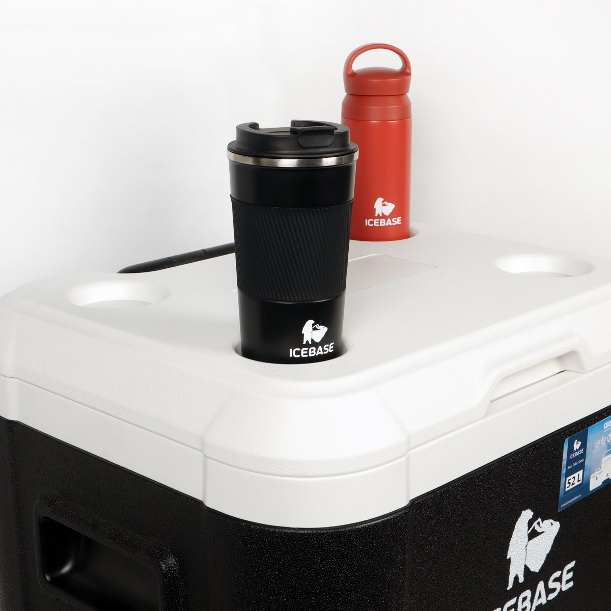 กระติกน้ำแข็งเก็บความเย็น ICEBASE รุ่น CLP-309BK (PLUTO) ขนาด 52 ลิตร สีดำ_5