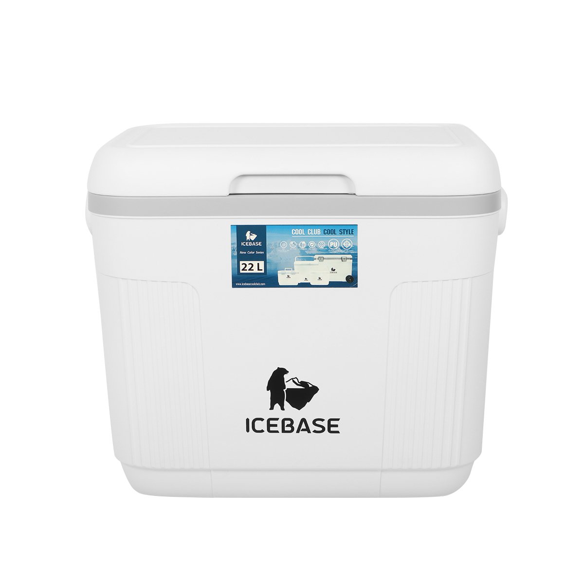 กระติกน้ำแข็งเก็บความเย็น ICEBASE รุ่น CLP-304WH (LUPUS) ขนาด 22 ลิตร สีขาว_5