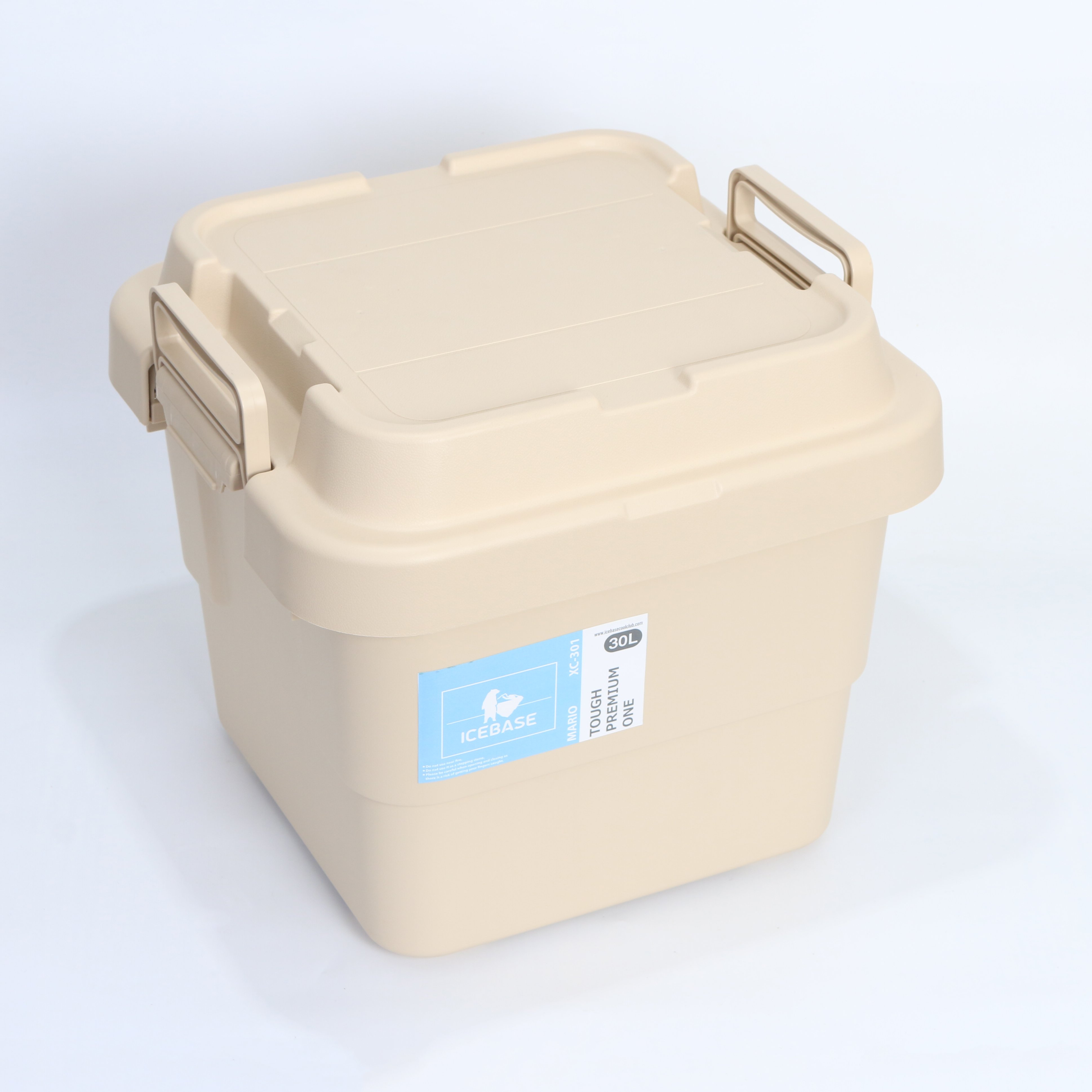 กล่องอเนกประสงค์ ICEBASE รุ่น XC-301BE ขนาด 30 ลิตร สีเบจ_8