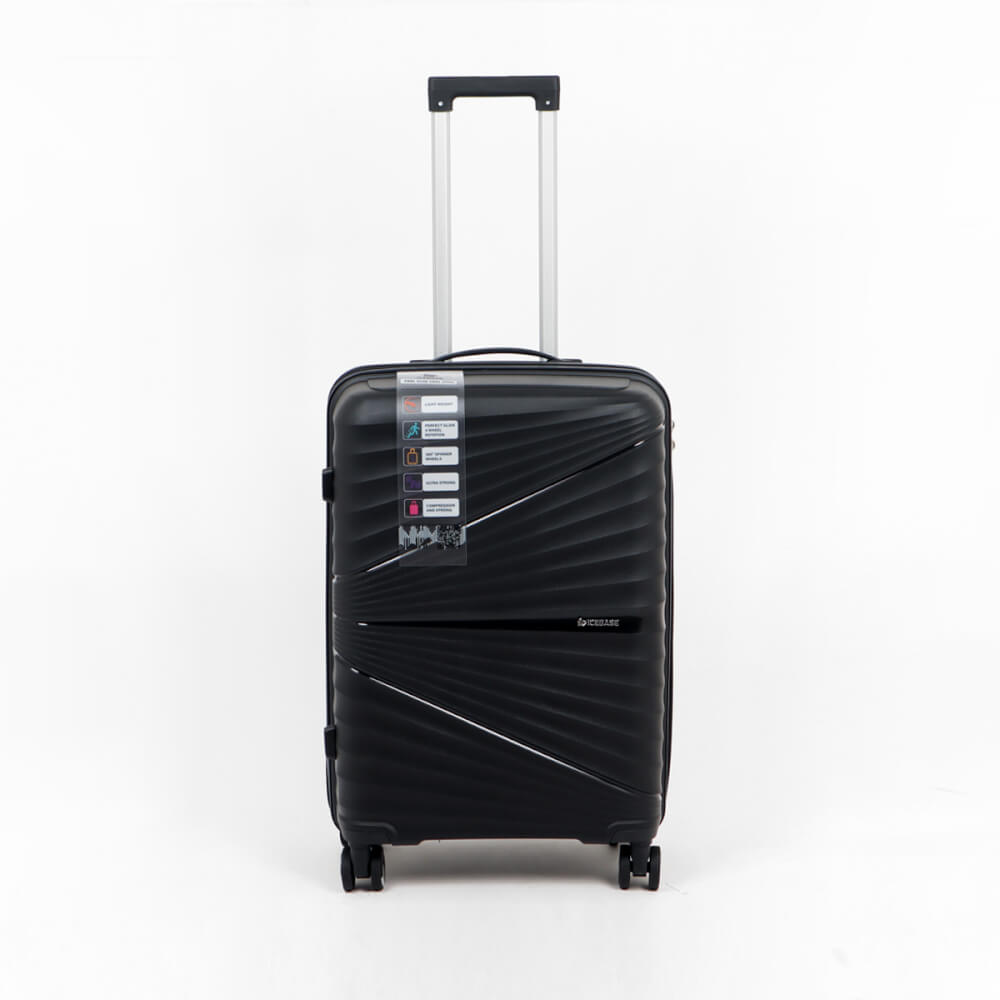 กระเป๋าเดินทาง ICEBASE รุ่น XD-24012BK (ROME) 24 นิ้ว สีดำ