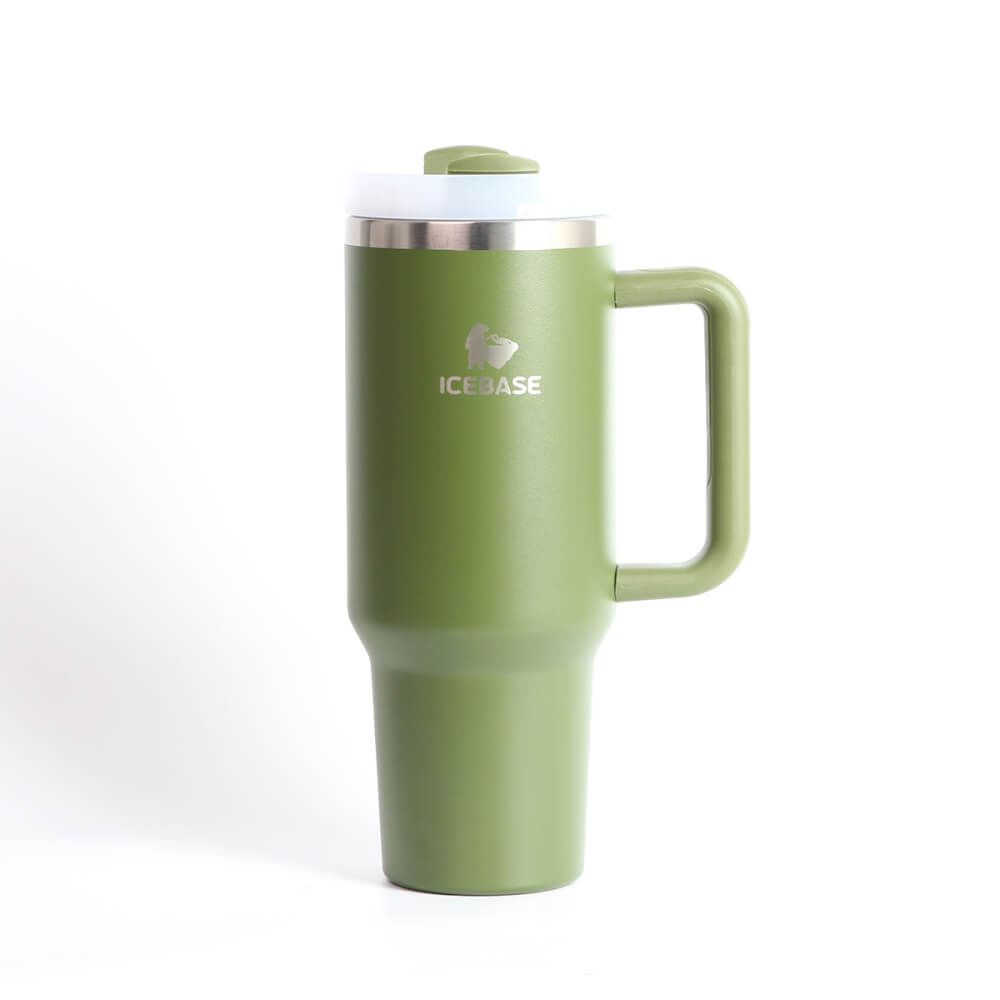 แก้วเก็บความเย็น ICEBASE รุ่น VL-519GN (POWERFUL) ขนาด 1200 ML สีเขียว
