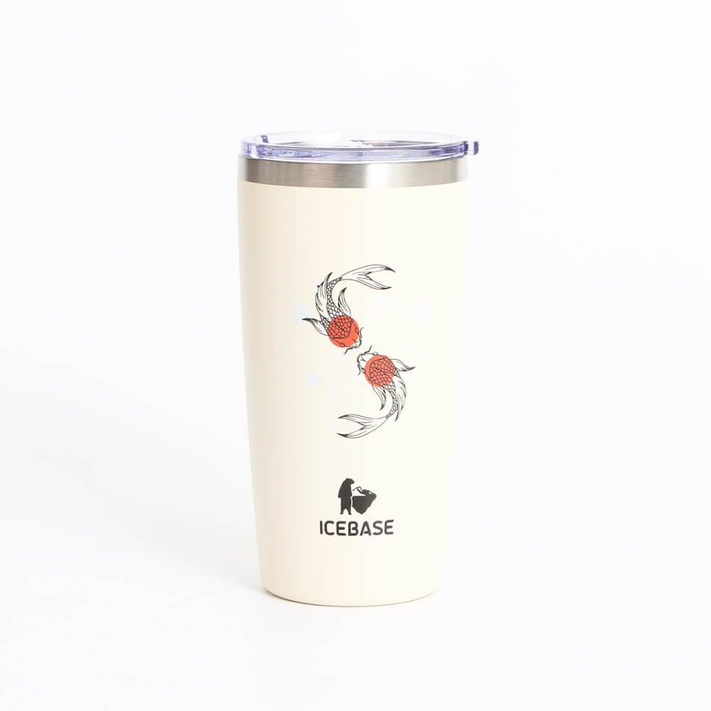 แก้วเก็บความเย็น ICEBASE รุ่น VLP-803BE (BALANCE) ขนาด 600 ML สีเบจ