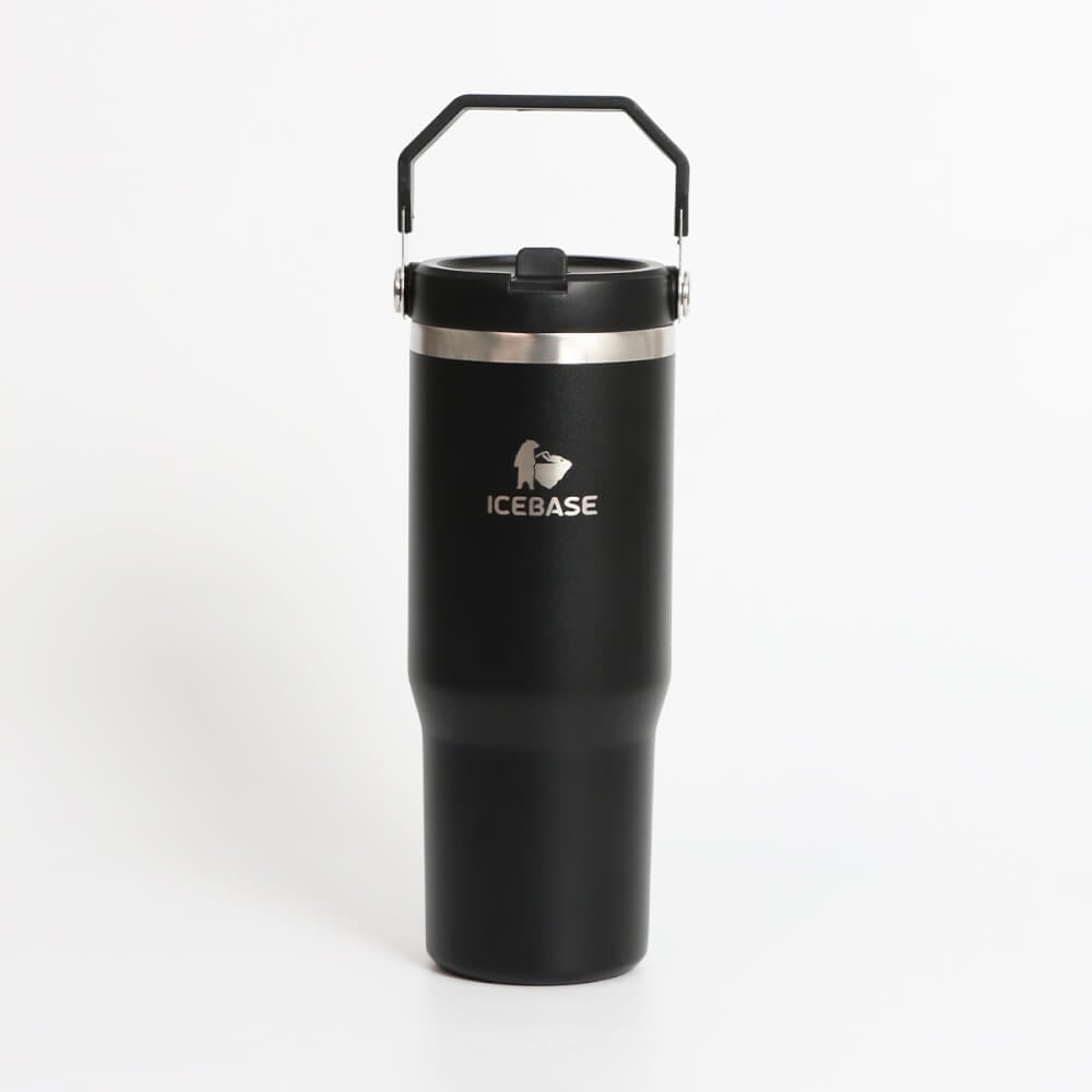 แก้วเก็บความเย็น ICEBASE รุ่น VL-518BK (FLIPZ) ขนาด 900 ML สีดำ