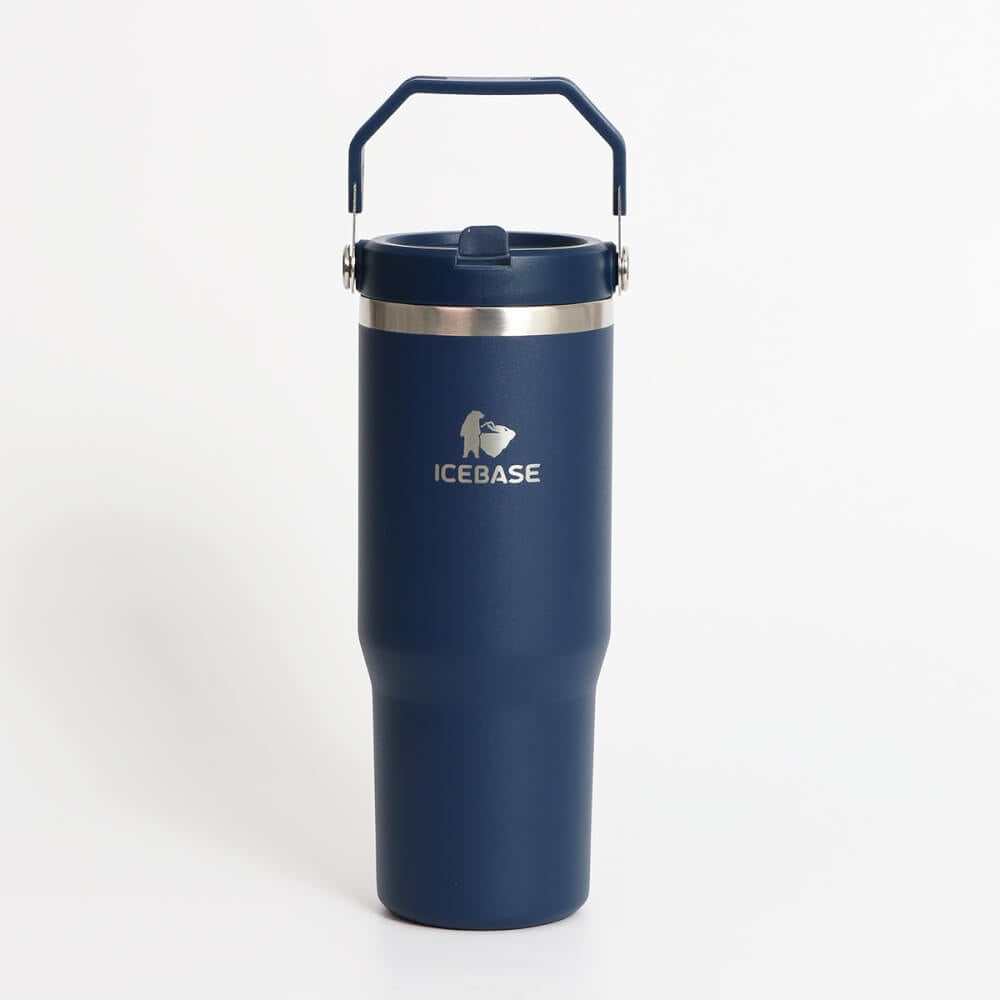 แก้วเก็บความเย็น ICEBASE รุ่น VL-518NV (FLIPZ) ขนาด 900 ML สีกรม