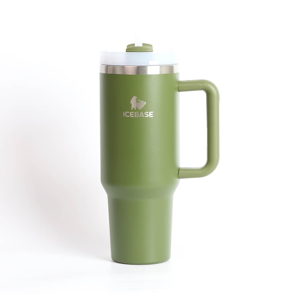 แก้วเก็บความเย็น ICEBASE รุ่น VL-519GN (POWERFUL) ขนาด 1200 ML สีเขียว