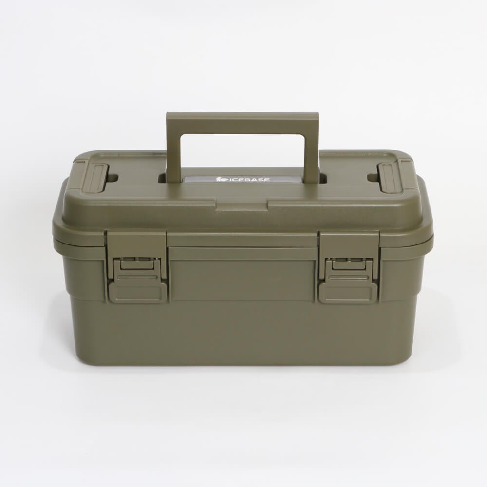กล่องอเนกประสงค์พร้อมถาดใส่ของ ICEBASE รุ่น XC-002GN (DINO) ขนาด 6.5 ลิตร สีเขียว