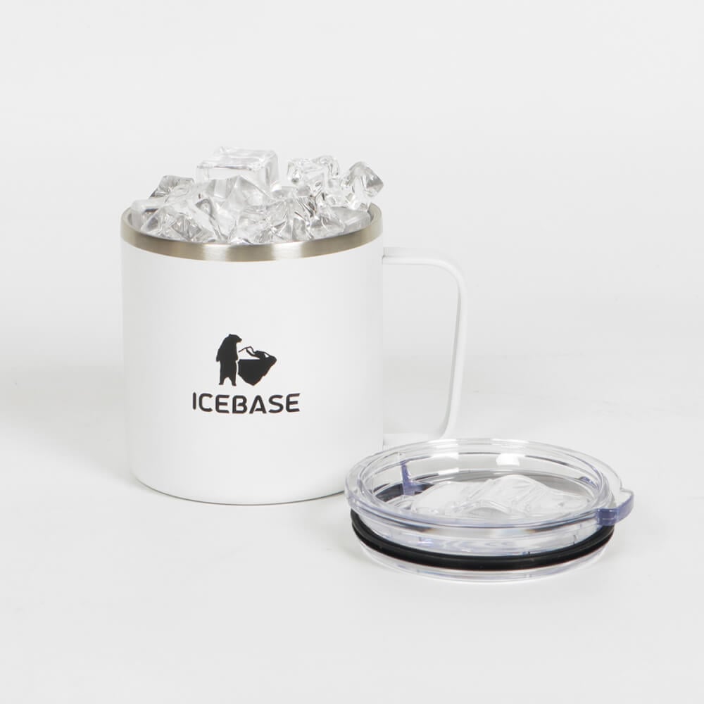 แก้วเก็บความเย็น ICEBASE รุ่น VL-501WH (SNUG) ขนาด 380 มิลลิลิตร สีขาว