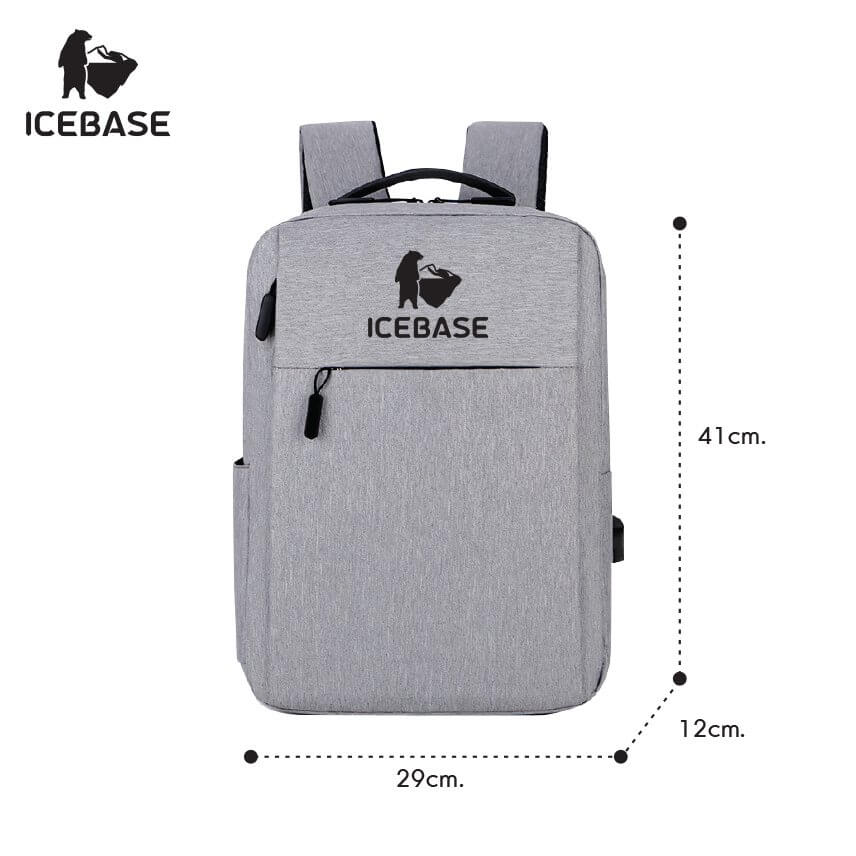 กระเป๋าเป้ ICEBASE รุ่น BK-904GY ความจุ 20 ลิตร สีเทา