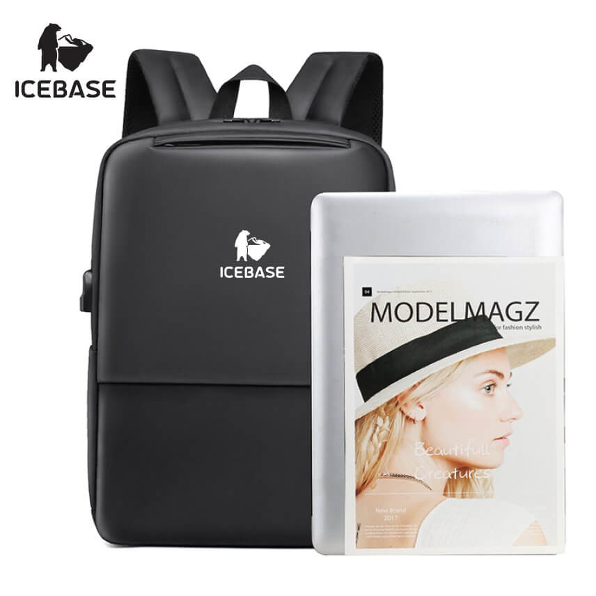 กระเป๋าเป้ ICEBASE รุ่น BK-907BK ความจุ 20 ลิตร สีดำ