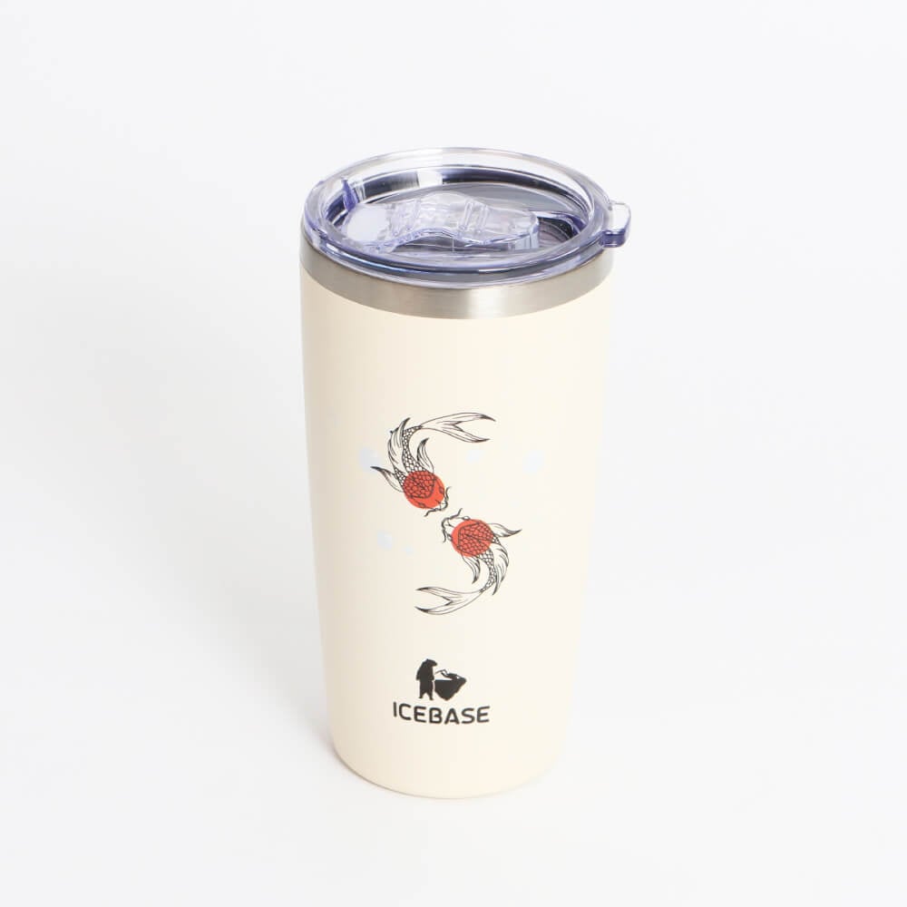 แก้วเก็บความเย็น ICEBASE รุ่น VLP-803BE (BALANCE) ขนาด 600 ML สีเบจ