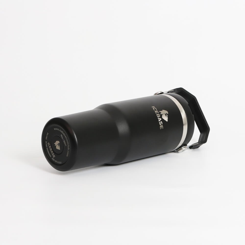 แก้วเก็บความเย็น ICEBASE รุ่น VL-518BK (FLIPZ) ขนาด 900 ML สีดำ