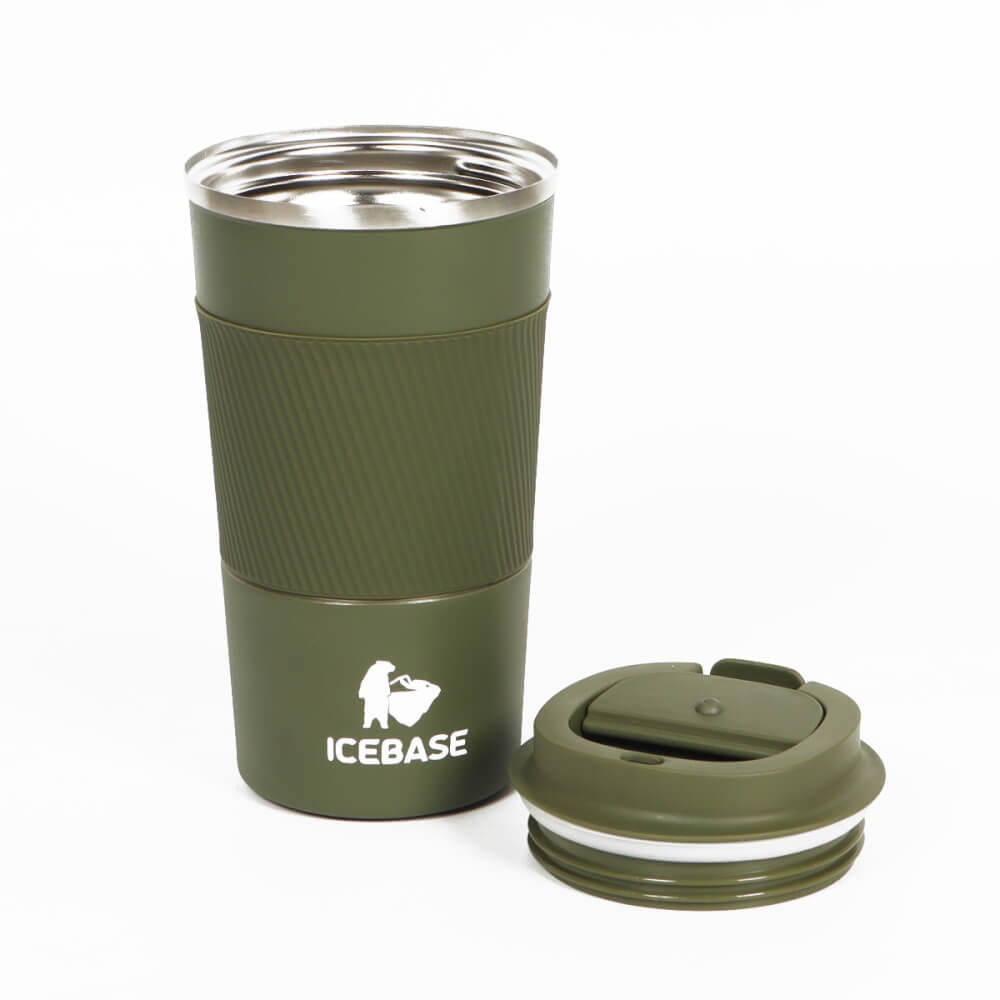 แก้วเก็บความเย็น ICEBASE รุ่น VL-502GN (SUIT) ขนาด 510 มิลลิลิตร สีเขียว