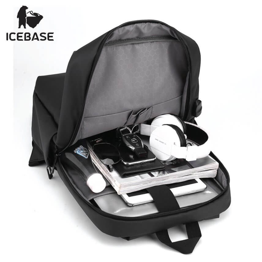กระเป๋าเป้ ICEBASE รุ่น BK-907BK ความจุ 20 ลิตร สีดำ