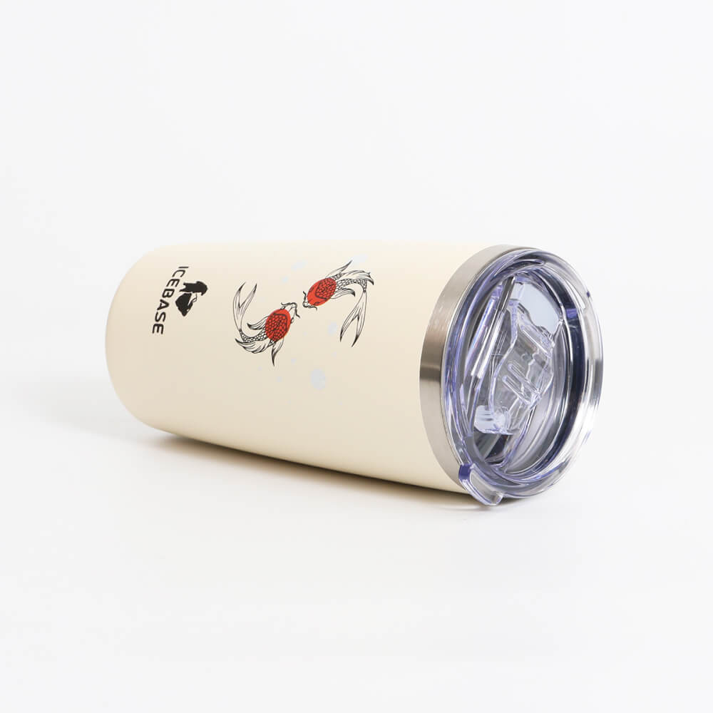 แก้วเก็บความเย็น ICEBASE รุ่น VLP-803BE (BALANCE) ขนาด 600 ML สีเบจ