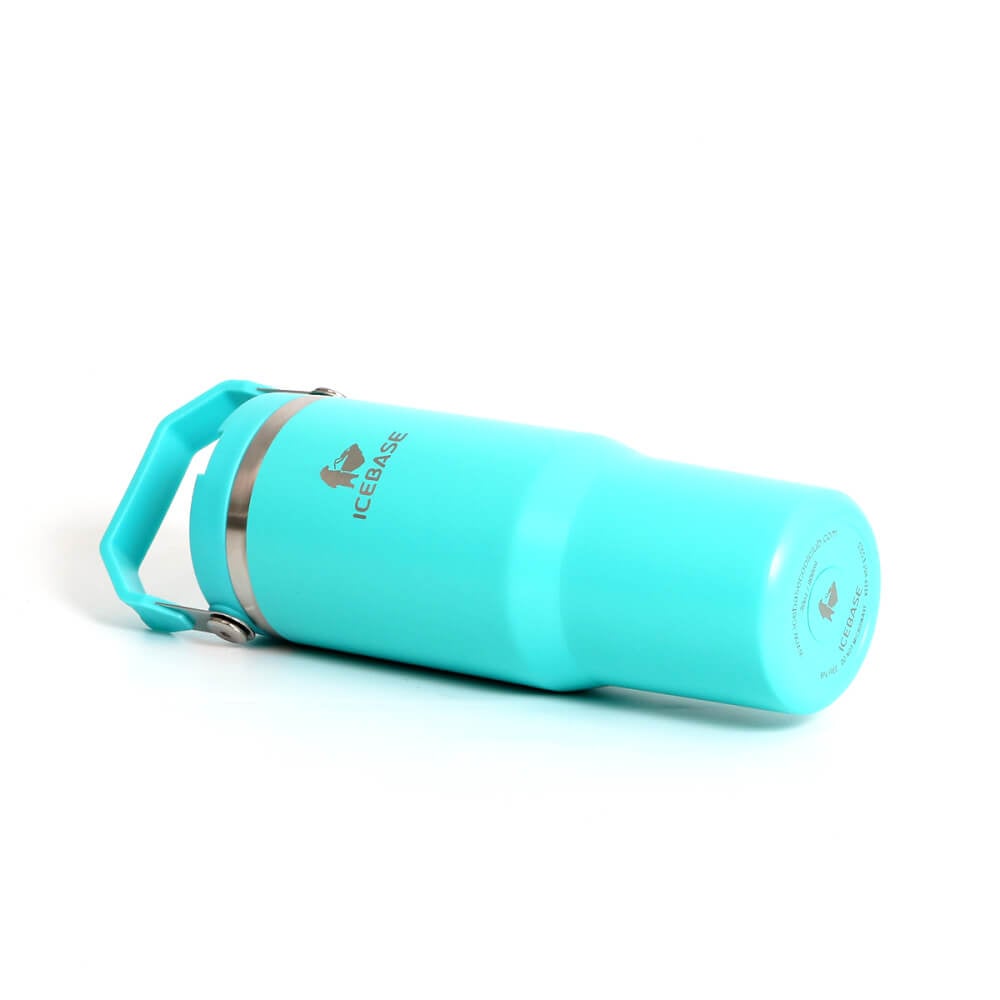 แก้วเก็บความเย็น ICEBASE รุ่น VL-518BL (FLIPZ) ขนาด 900 ML สีฟ้า