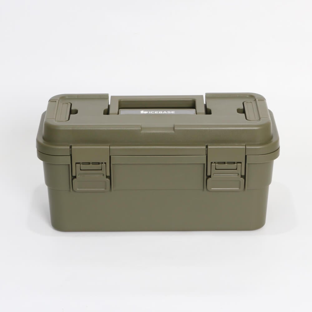 กล่องอเนกประสงค์พร้อมถาดใส่ของ ICEBASE รุ่น XC-002GN (DINO) ขนาด 6.5 ลิตร สีเขียว