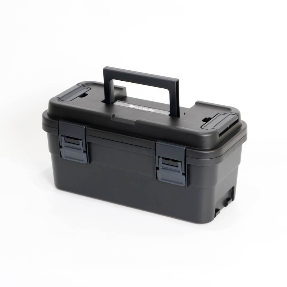 กล่องอเนกประสงค์พร้อมถาดใส่ของ ICEBASE รุ่น XC-002BK (DINO) ขนาด 6.5 ลิตร สีดำ