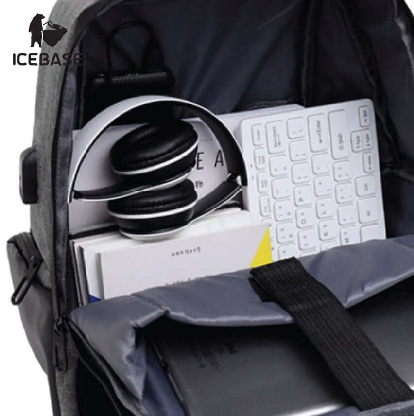 กระเป๋าเป้ ICEBASE รุ่น BK-911BK ความจุ 23 ลิตร สีดำ