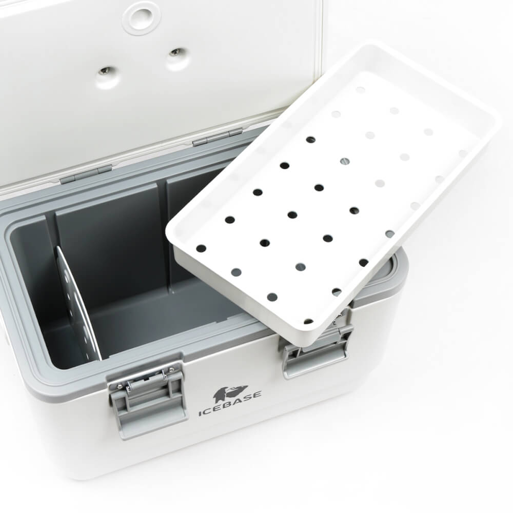 กระติกน้ำแข็งเก็บความเย็น ICEBASE รุ่น CLP-312WHM (JUPITER) ขนาด 12 ลิตร สีขาว