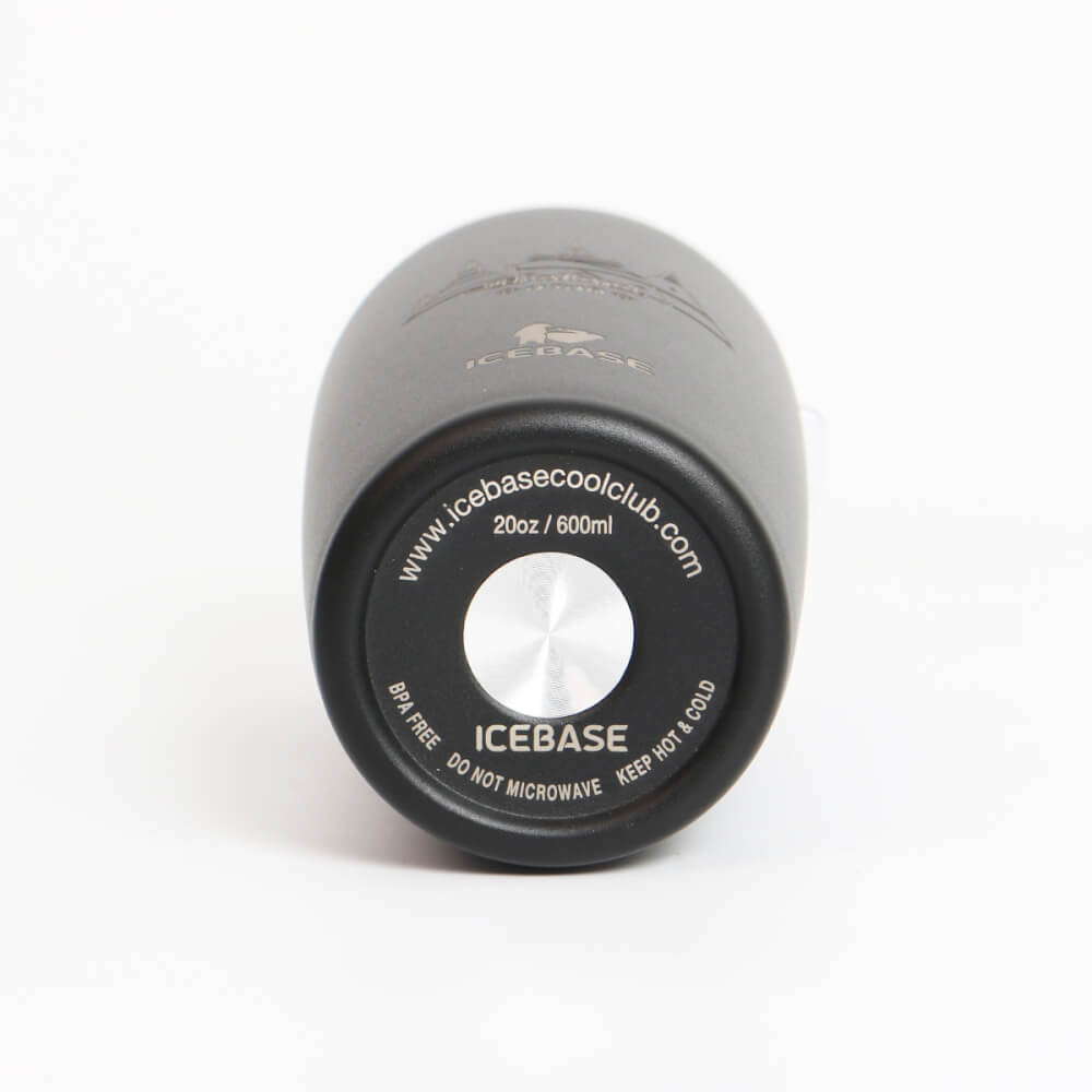 แก้วเก็บความเย็น ICEBASE รุ่น VLS-702BK (THAI CULTURE) ขนาด 600 มิลลิลิตร สีดำ