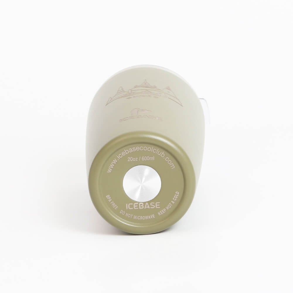 แก้วเก็บความเย็น ICEBASE รุ่น VLS-702GN (THAI CULTURE) ขนาด 600 มิลลิลิตร สีเขียว