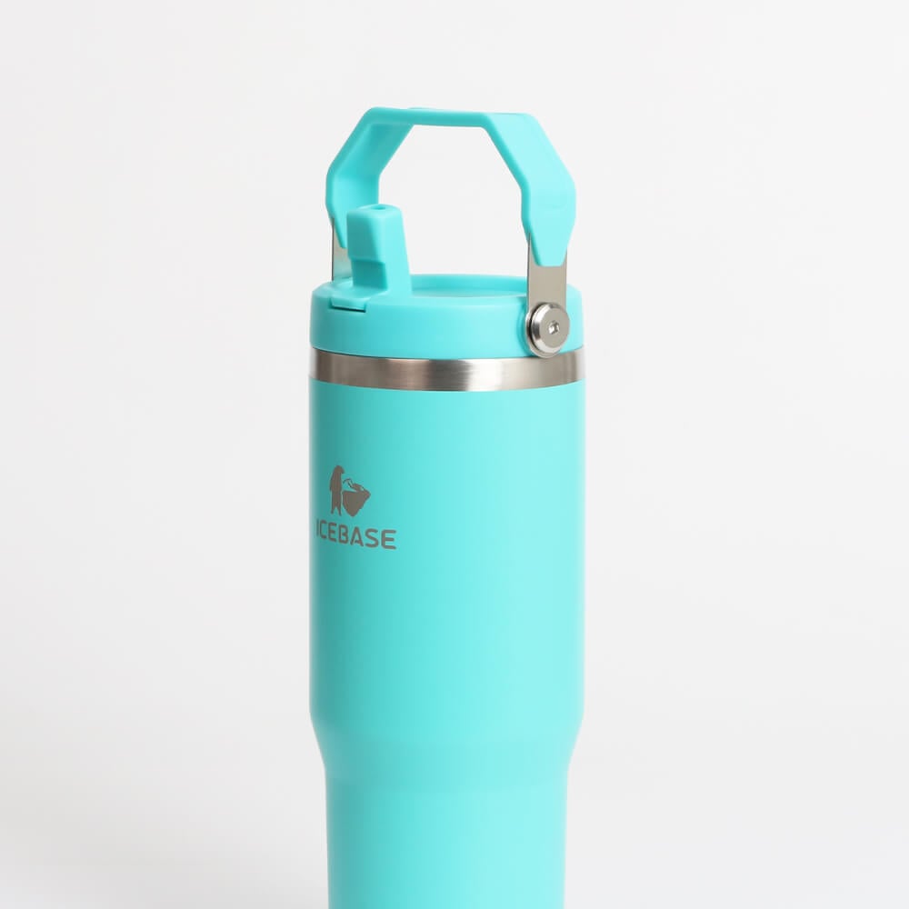 แก้วเก็บความเย็น ICEBASE รุ่น VL-518BL (FLIPZ) ขนาด 900 ML สีฟ้า