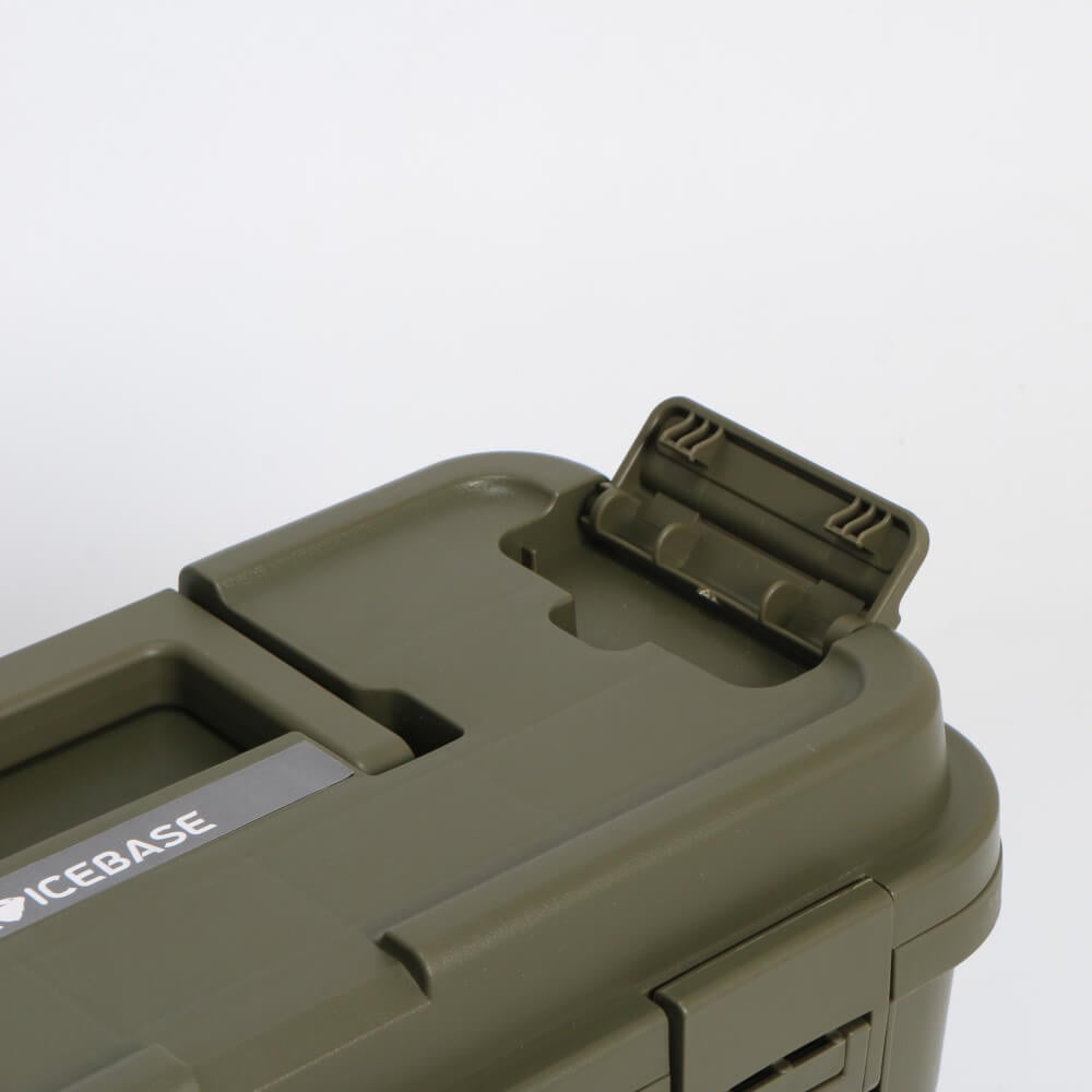 กล่องอเนกประสงค์พร้อมถาดใส่ของ ICEBASE รุ่น XC-002GN (DINO) ขนาด 6.5 ลิตร สีเขียว