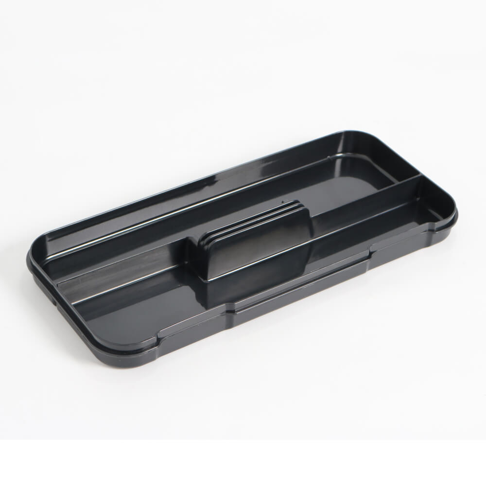 กล่องอเนกประสงค์พร้อมถาดใส่ของ ICEBASE รุ่น XC-002BK (DINO) ขนาด 6.5 ลิตร สีดำ