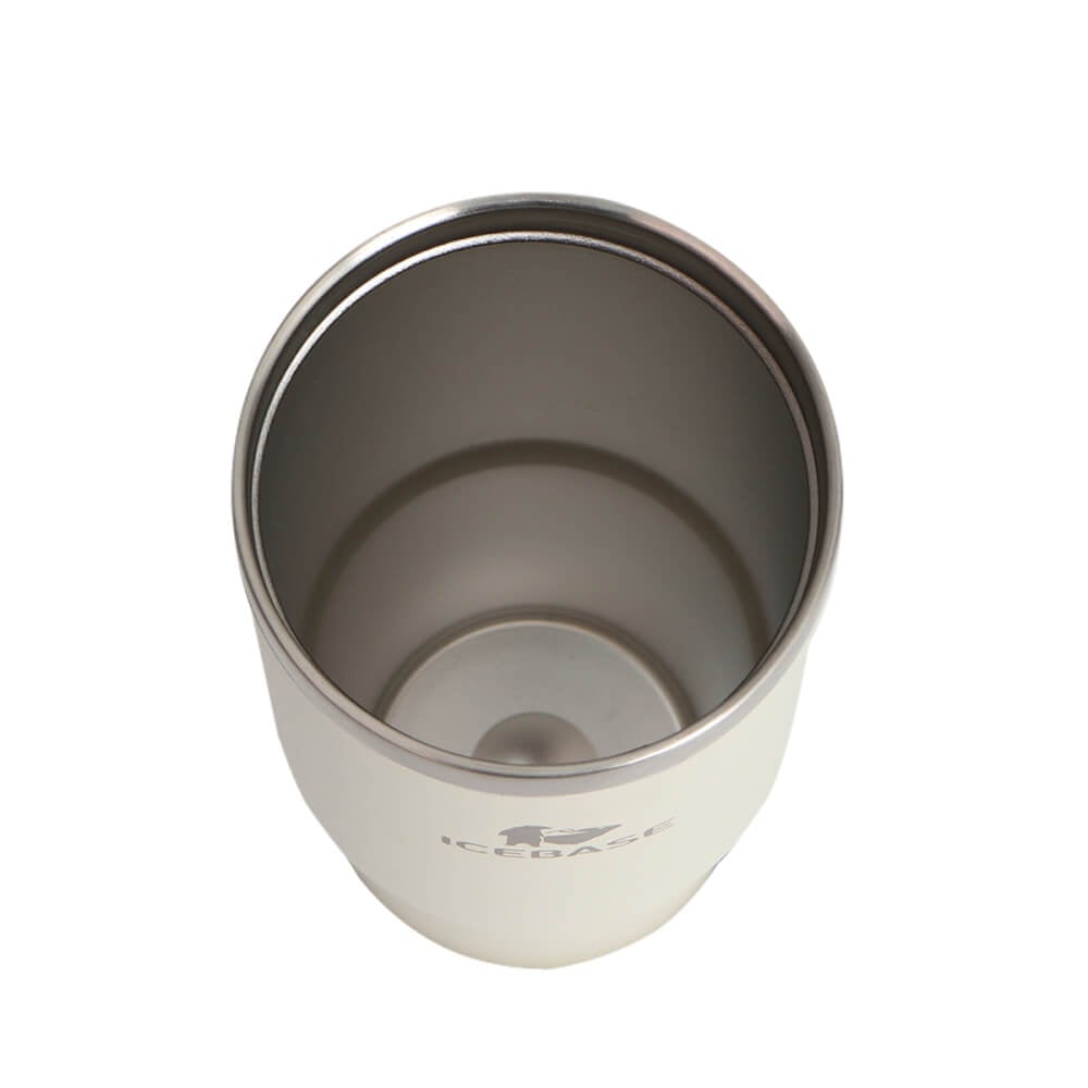 แก้วเก็บความเย็น ICEBASE รุ่น VL-518BE (FLIPZ) ขนาด 900 ML สีเบจ