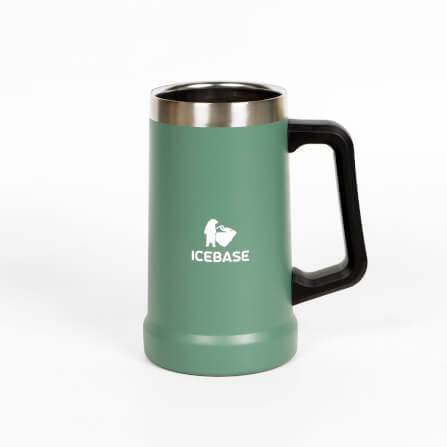 แก้วเก็บความเย็น ICEBASE รุ่น VL-506GN (CHEER) ขนาด 700 มิลลิลิตร สีเขียว