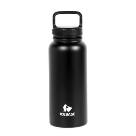 แก้วเก็บความเย็น ICEBASE รุ่น VL-516BK (GO) ขนาด 1000 มิลลิลิตร สีดำ