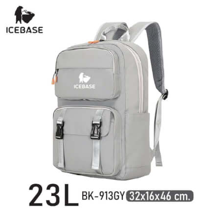 กระเป๋าเป้ ICEBASE รุ่น BK-913GY ความจุ 23 ลิตร สีเทา_1